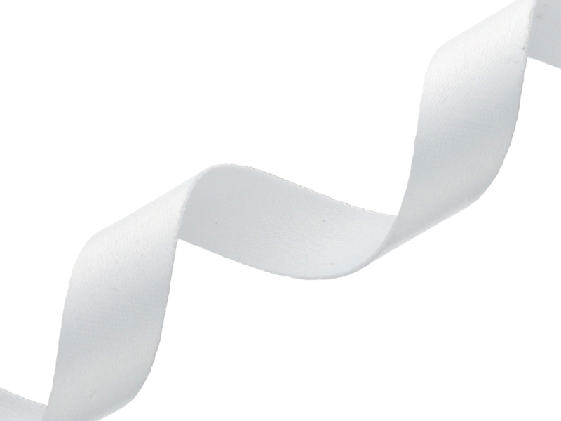 Polyester Sublimation Schlüsselband 15 mm/0,65 mm weiß (501)