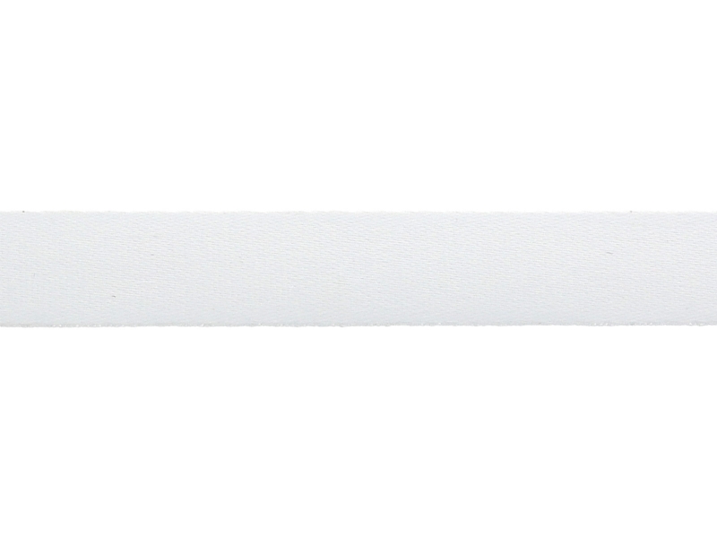 Polyester sublimation lanyard tape 15 mm/0.65 mm white (501)