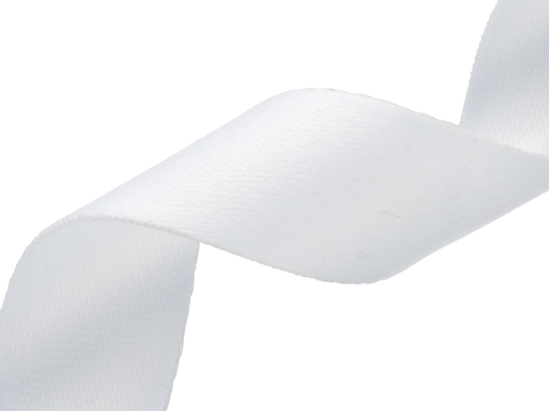 Polyester sublimation lanyard tape 25 mm/0.65 mm white (501)