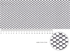 Siatka czarna  100 g/m2 100 mb