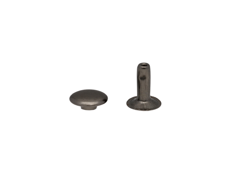 METAL     RIVET ONE-SIDED 12/3/15 MM BLACK NICKEL 1000 PCS
