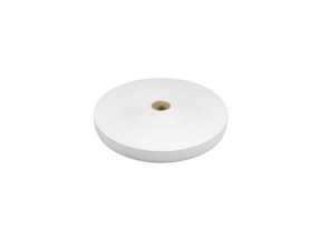 Flachgewebtes Gummiband 25 mm (501) weißes Polyester EU