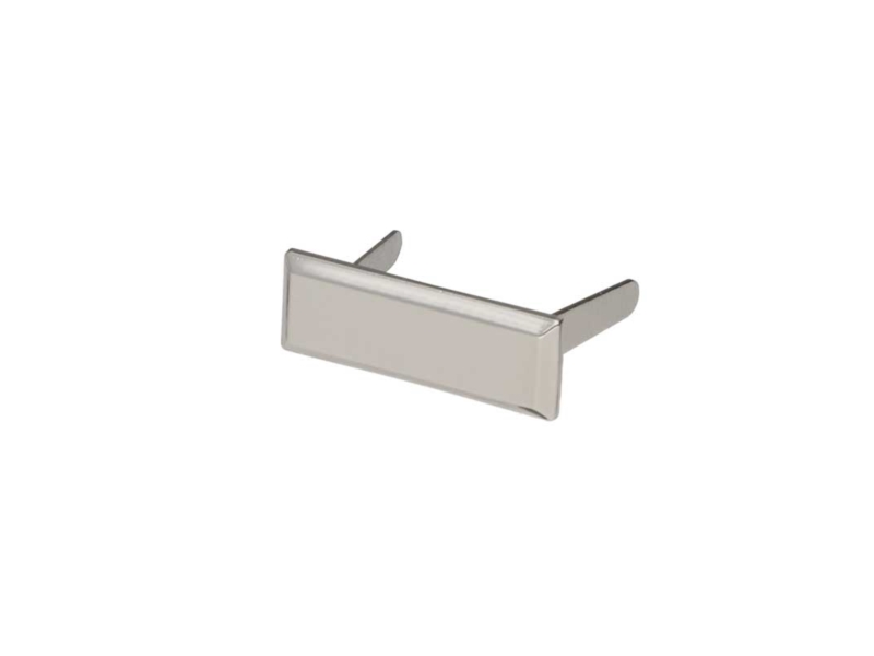 LOGO PLATE 25/9 MM NICKEL 100  PCS
