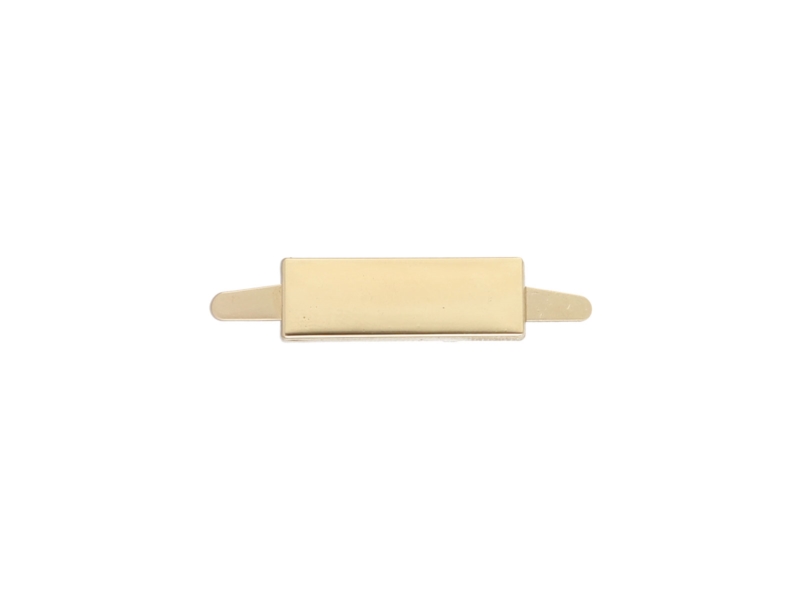 PLAKETTEN 25/9 MM LICHT GOLD 100  ST.