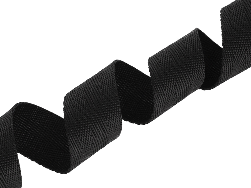 TRAGBAND 25 MM SCHWARZ 580 PP 50 LM