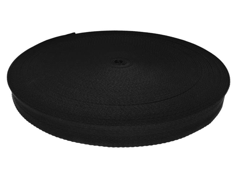 TRAGBAND 25 MM SCHWARZ 580 PP 50 LM