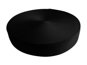 Polypropylen-Trägerband 38 mm / 1,3 mm schwarz (580)