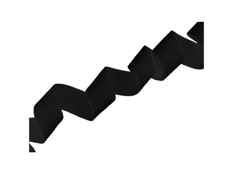 ELASTISCHER BAND FLACH GEWEBTE 20 MM (580)&nbspSCHWARZ&nbsp POLYESTER 25 LM