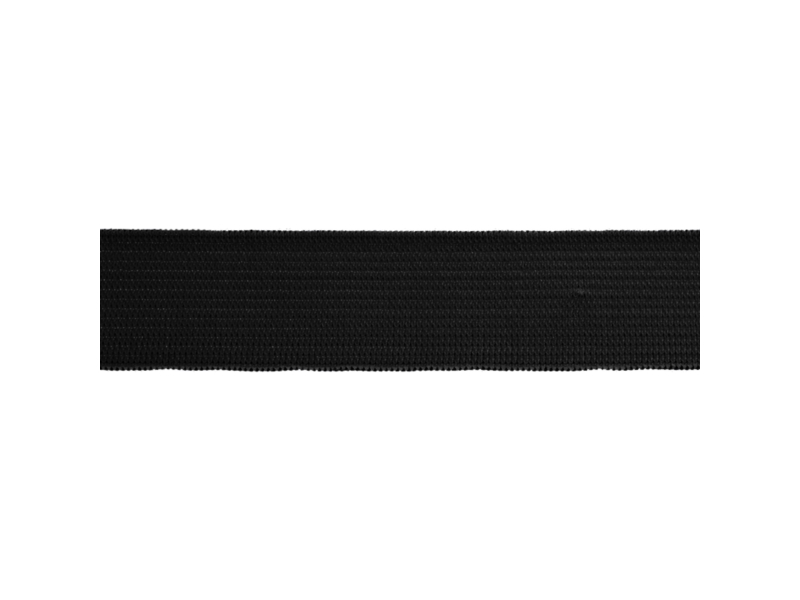 WOVEN ELASTIC TAPE 20 MM (580)&nbspBLACK&nbsp POLYESTER 25 MB