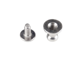 Knopik metalowy 5/4/8/8 mm nikiel połysk 100 SZT.