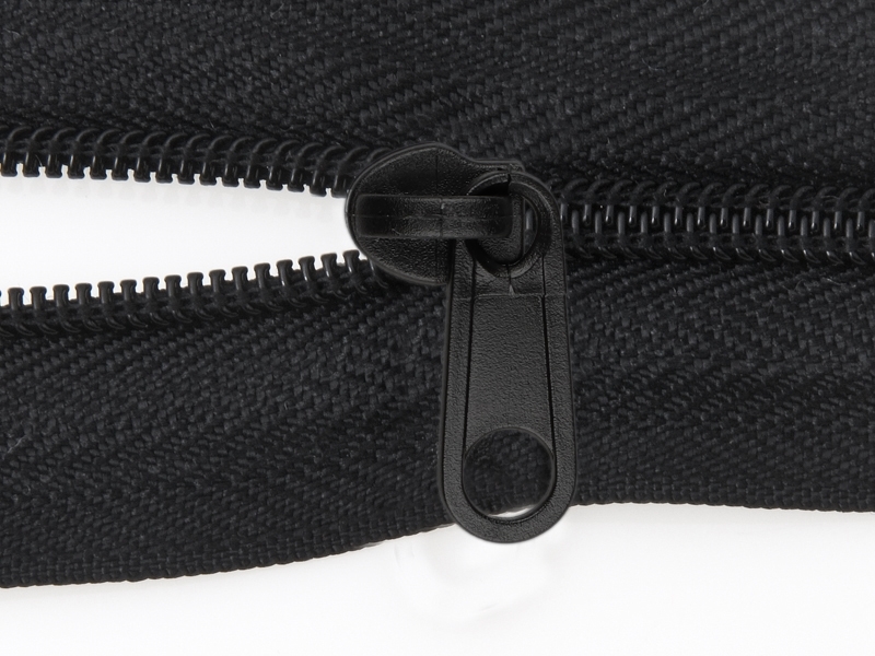 Suwak plastikowy do taśmy suwakowej spiralnej 3 non lock (580) czarny