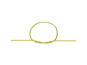 Gummikordel 2 mm Goldpolyester