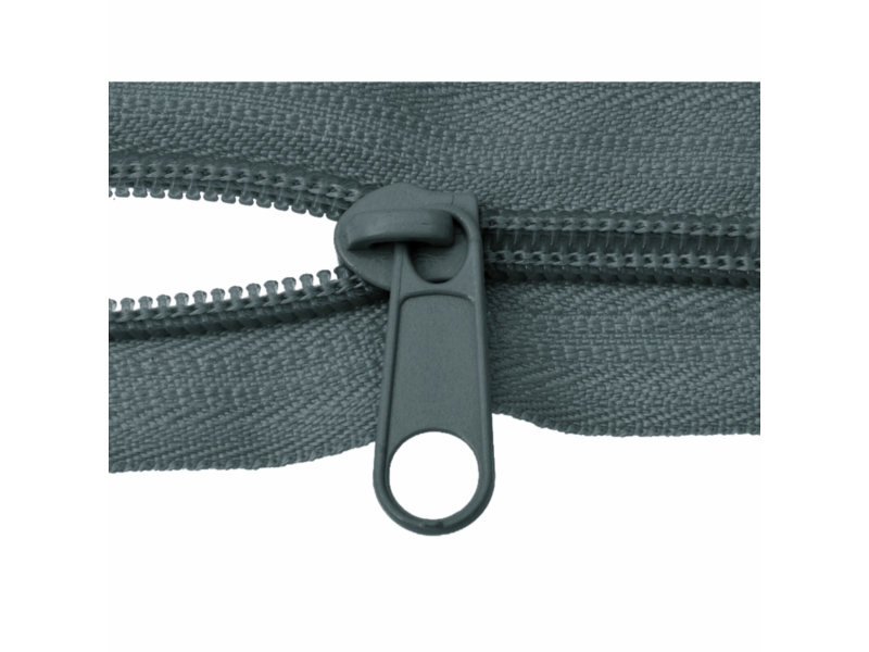 SLIDER FOR NYLON ZIPPER TAPES 5 NON LOCK GRAY 100/500 PCS