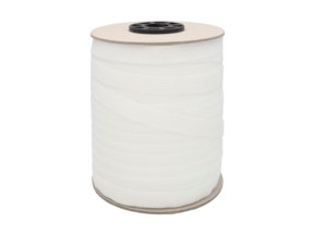 Paspelstrickband 10 mm / 0,6 mm weiß (580)