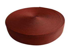 Polypropylen-Trägerband 30 mm / 1,1 mm kastanienbraun (520) eco