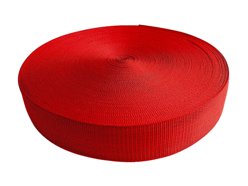 Webbing pp 15 mm / 1,3 mm red 620  50 mb