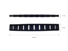Rączka plastikowa 18/115 mm czarna