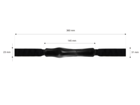 Rączka plastikowa 21/143 mm czarna
