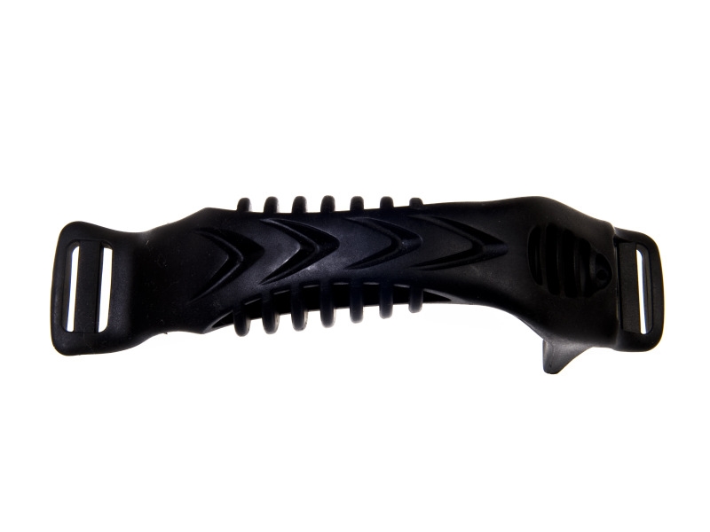 Plastic handle 25/168 mm black 1 pcs