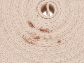 Cotton webbing 25 mm / 1,8 mm ecru second quality