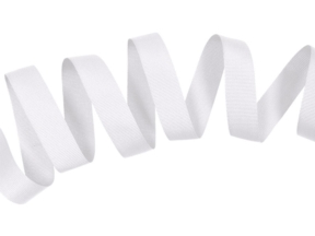 Grosgrain ribbon 15 mm / 0,40 mm white (0001)
