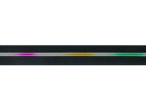 Reißverschlussband 5 (580) schwarz regenbogenfarben