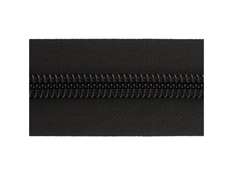 Waterproof spiral zipper tape 10 (580) black