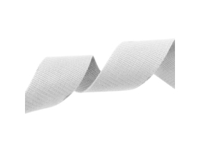 Polypropylen-Trägerband 15 mm / 1,3 mm weiß (501) - zweite Qualität