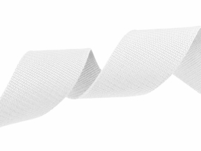 Polypropylen-Trägerband 25 mm / 1,3 mm weiß (501) - zweite Qualität