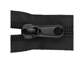 Suwak plastikowy do taśmy suwakowej  spiralnej 10 non lock (580) czarny.