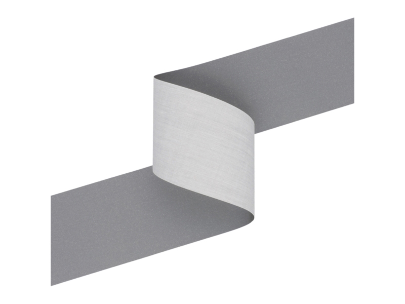Reflective tape   50  mm 0,25 mm silver 50 mb