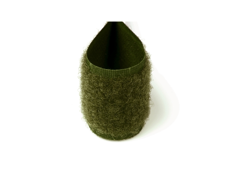 Velcro tape olive 170 pes/nylon loop
