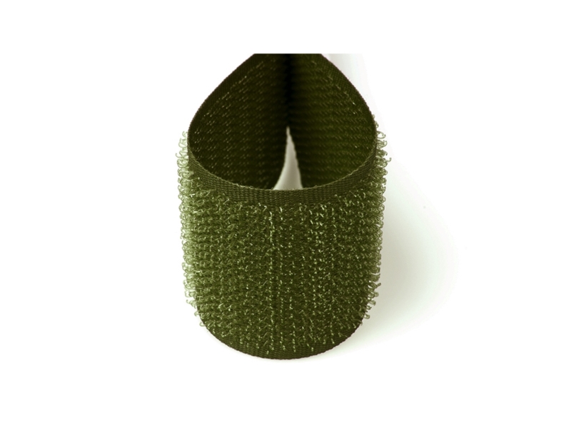 Taśma rzep oliwkowy 170 pes/nylon haczyk