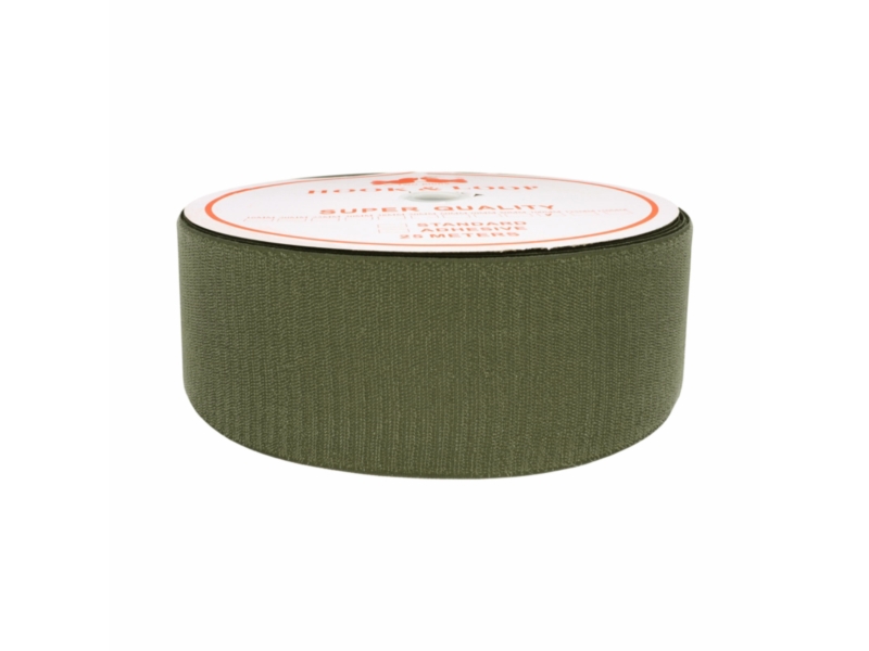Klettband oliv 170 Pes/Nylonhaken