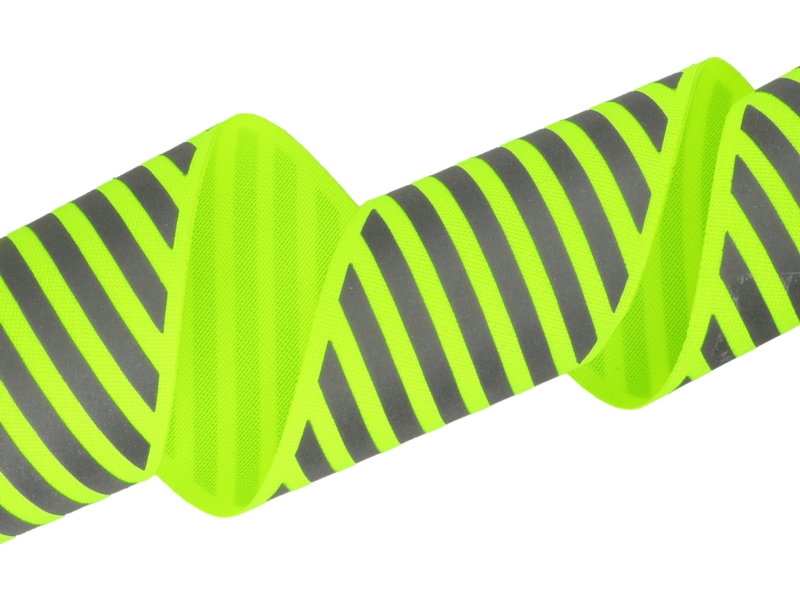 Reflective tape 50 mm yellow  neon + reflector strips 50 mb