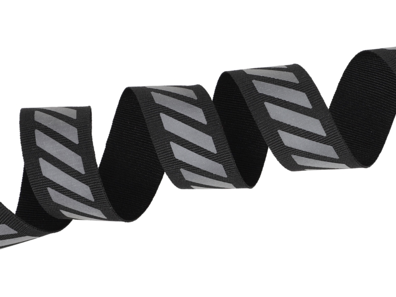 Reflexband 20 mm Schwarz + reflektor&nbsp50    lm