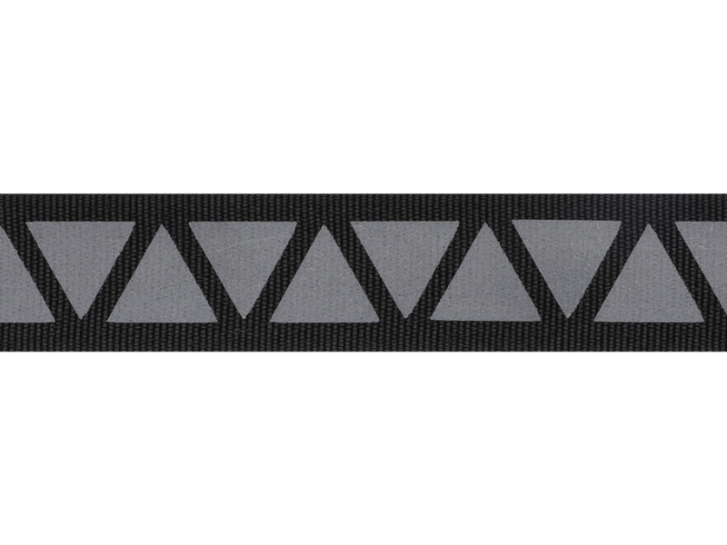 Reflexband  20 mm Schwarz + reflektor 50lm