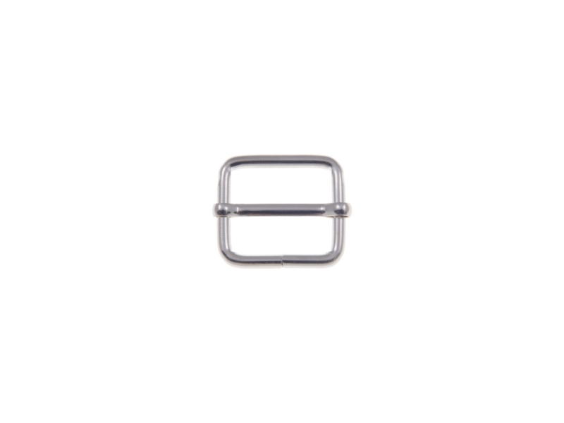 METAL SLIDE BUCKLE 20/20/3 MM NICKEL WIRE 100 PCS