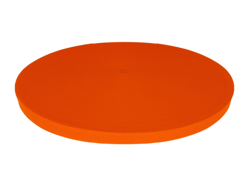 Ripsový nosný popruh 10 mm (523) oranžová