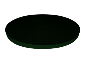 10 mm tmavě zelená rypsová stuha (153)