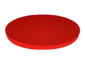 10 mm světle červená rypsová stuha (524)