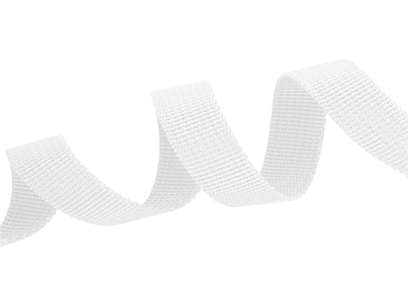 Grosgrain Webbing 10 mm (501) white