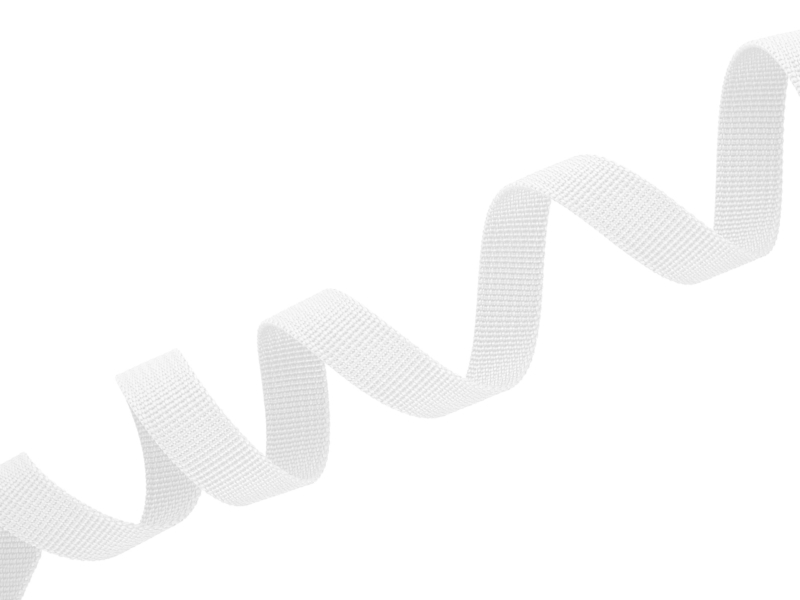 Grosgrain Webbing 10 mm (501) white