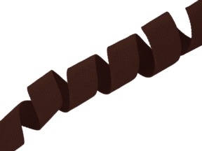 Grosgrain-Band 25 mm dunkelbraun (141)