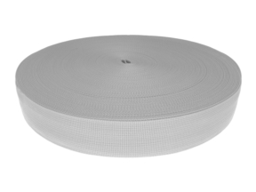 Rypsová stuha 40 mm světle šedá (336)