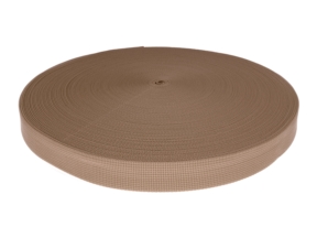 Rypsová stuha 25 mm světle béžová (101)