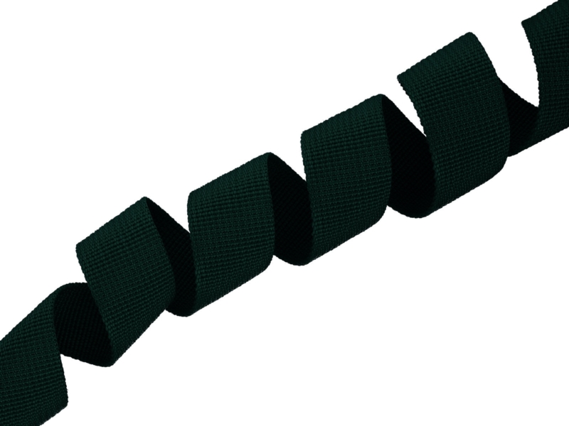 Grosgrain Webbing 25 mm (153) dark green