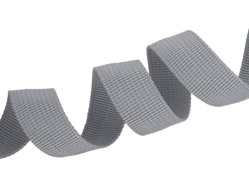 Grosgrain Webbing 20 mm (134) gray