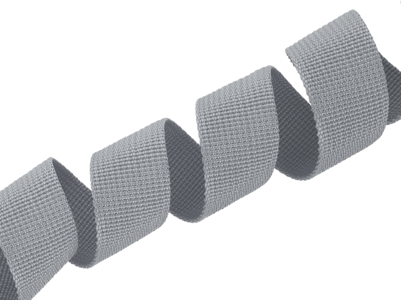 Grosgrain Webbing 25 mm (134) gray