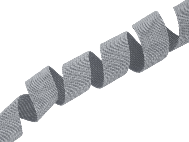 Rips-Trageband 25 mm (134) Grau